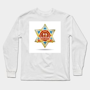 Police Golden Badge Emblem Long Sleeve T-Shirt